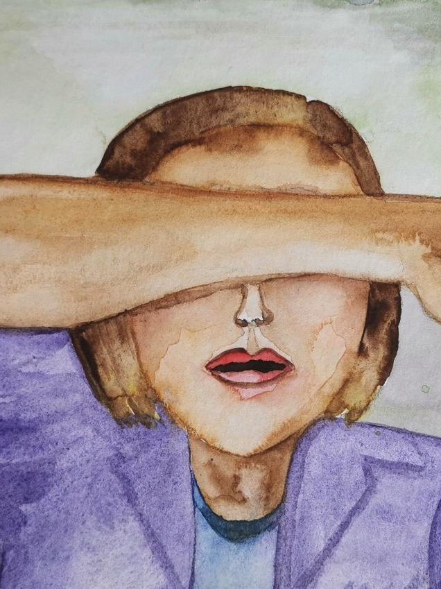 Desaster 22025, 15 x 30 cm, Aquarell auf Papier