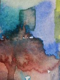 "Lebensbaum" 12/2025, 7,5 x 5cm, Aquarell auf Papier